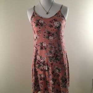 ❤️ 3 for $15 Sale: Pink Floral Tank Slip Dress